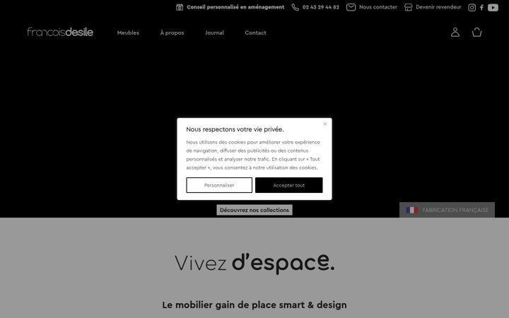 Screenshot of francoisdesile.fr