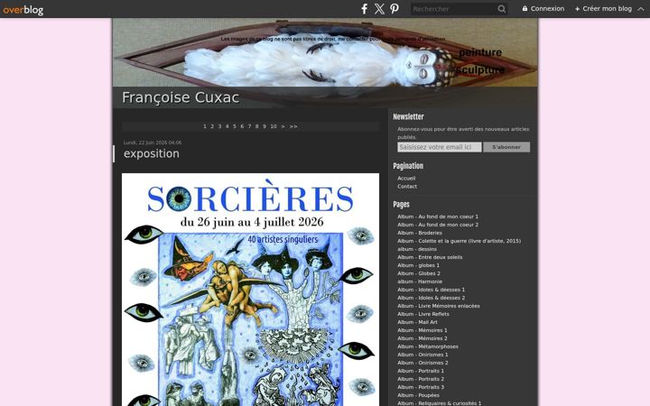 Screenshot of francoise-cuxac.com