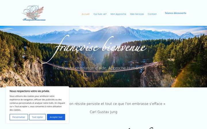 Screenshot of francoisebienvenue.com
