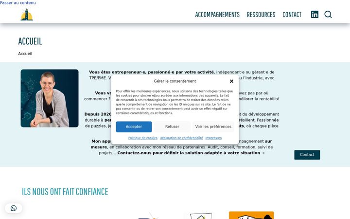 Screenshot of francoisedaviaud.fr