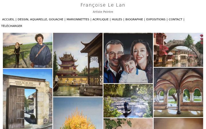Screenshot of francoiselelan.com