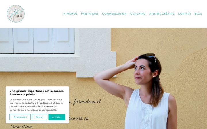 Screenshot of francoiseparra.com
