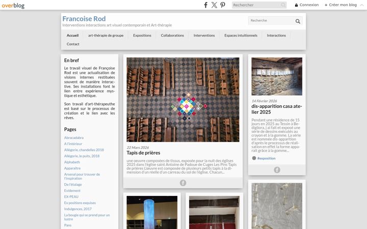 Screenshot of francoiserod.com