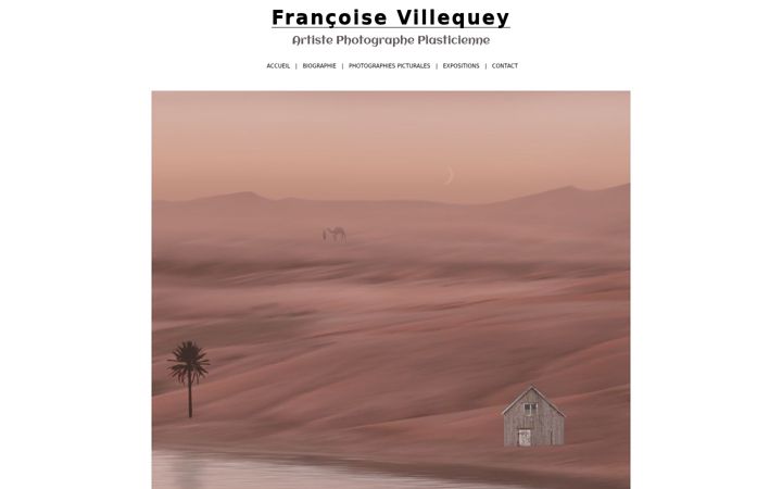 Screenshot of francoisevillequeyphotos.com