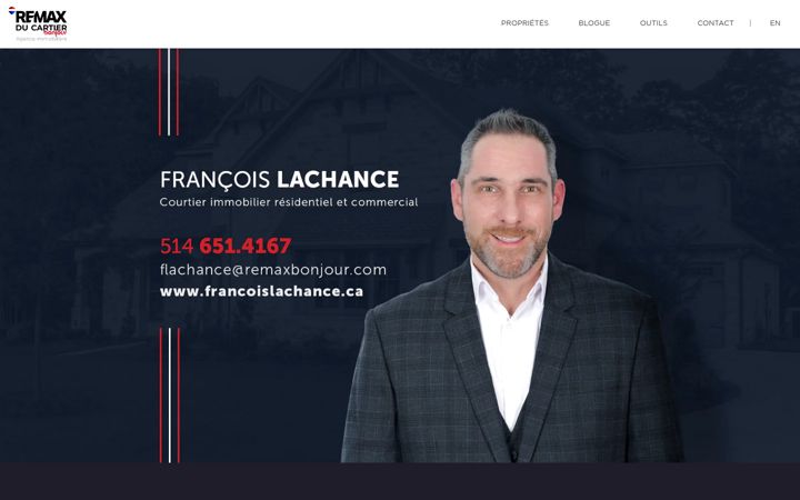 Screenshot of francoislachance.ca