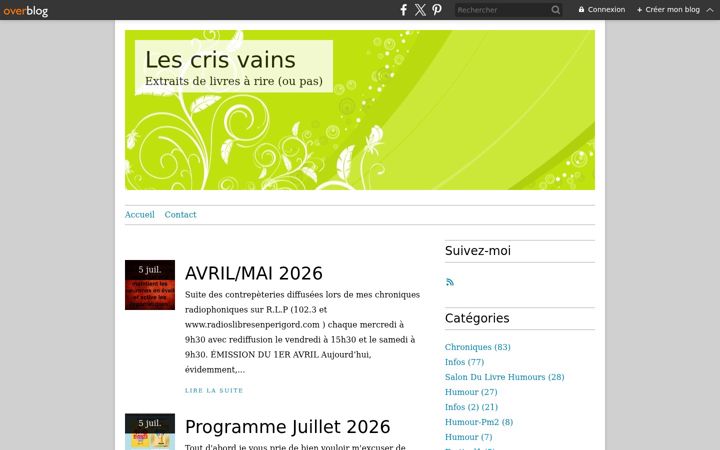Screenshot of francoislepatou.fr