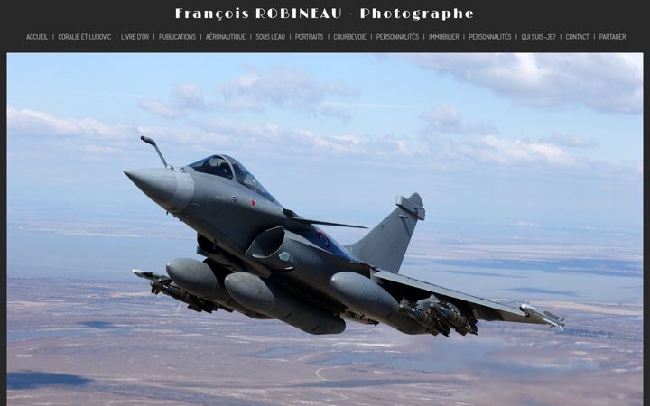 Screenshot of francoisrobineau.com
