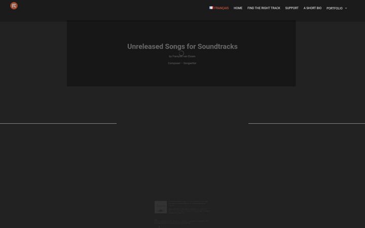 Screenshot of francoisvanessen.com