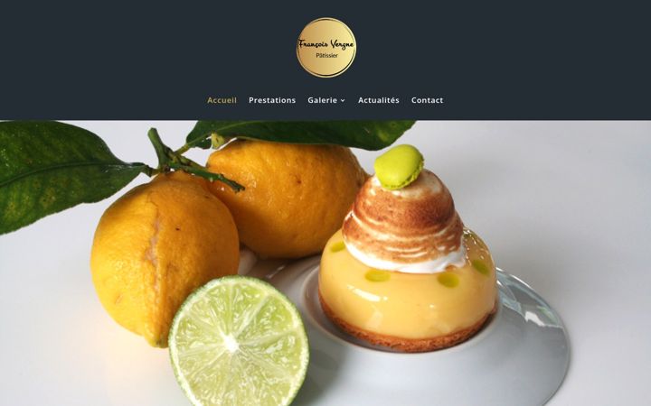 Screenshot of francoisvergnepatissier.fr
