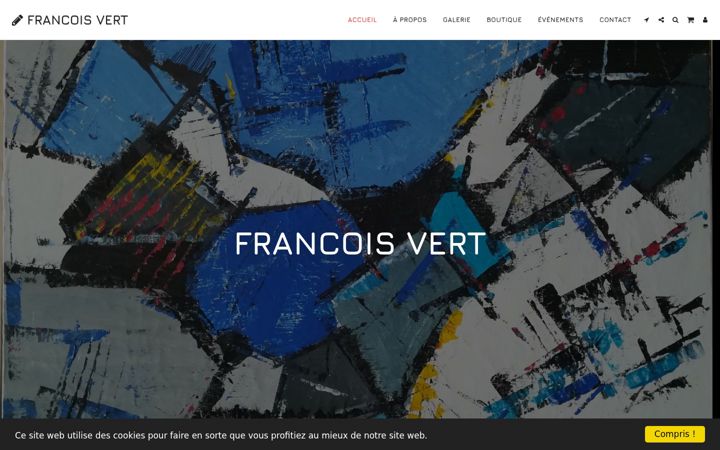 Screenshot of francoisvert.com