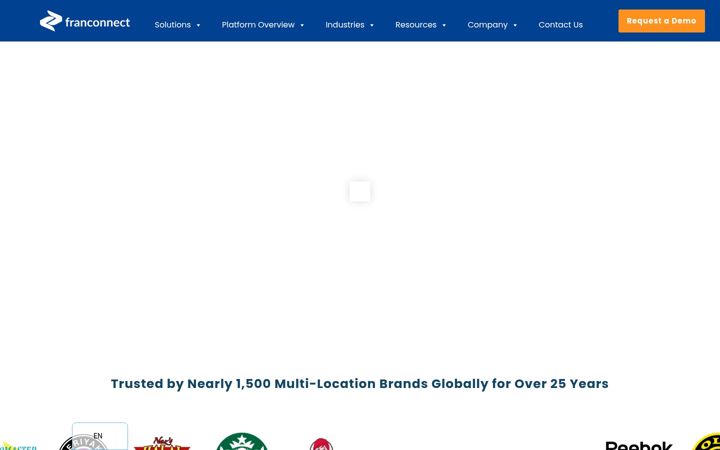 Screenshot of franconnect.com