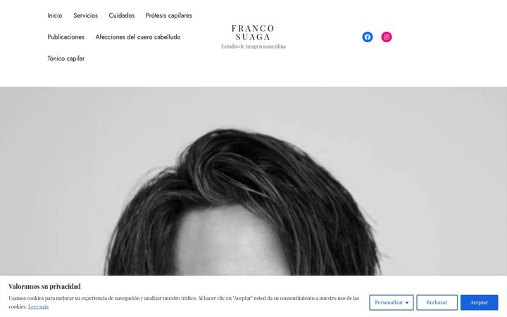 Screenshot of francosuaga.es