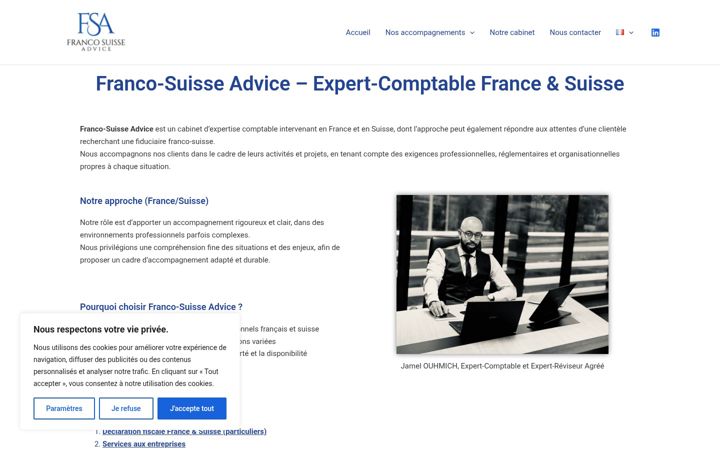 Screenshot of francosuisseadvice.com