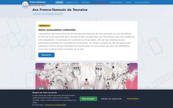 Screenshot of francotamouls.com
