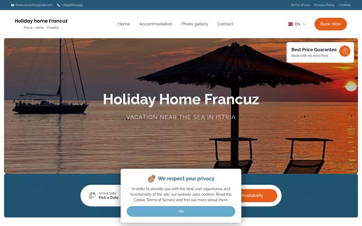 Screenshot of francuz-peroj.com