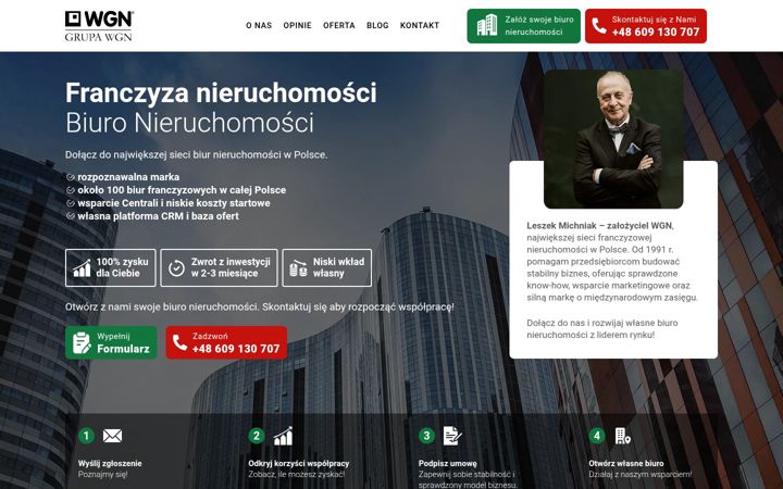 Screenshot of franczyzawgn.pl