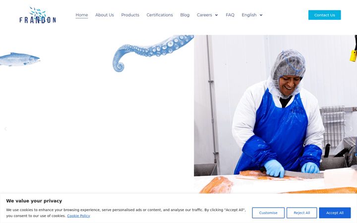 Screenshot of frandon.ca
