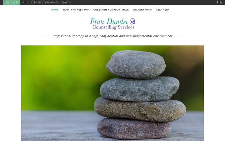 Screenshot of frandundee-counsellingservices.co.uk