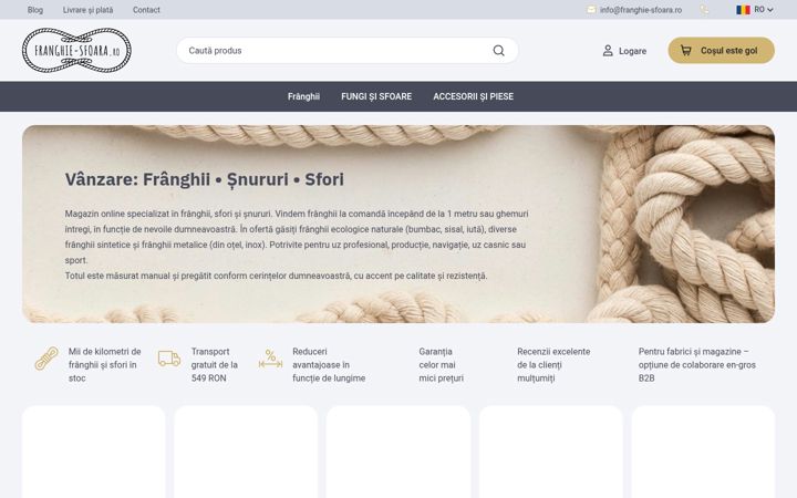 Screenshot of franghie-sfoara.ro