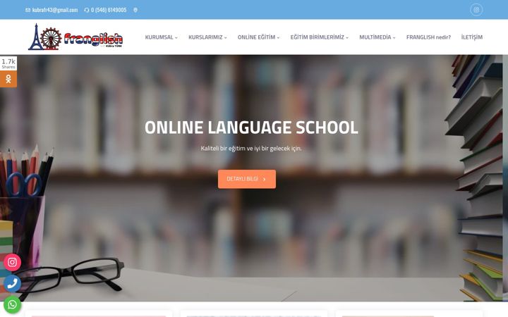 Screenshot of franglishschool.com