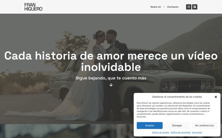 Screenshot of franhiguero.es