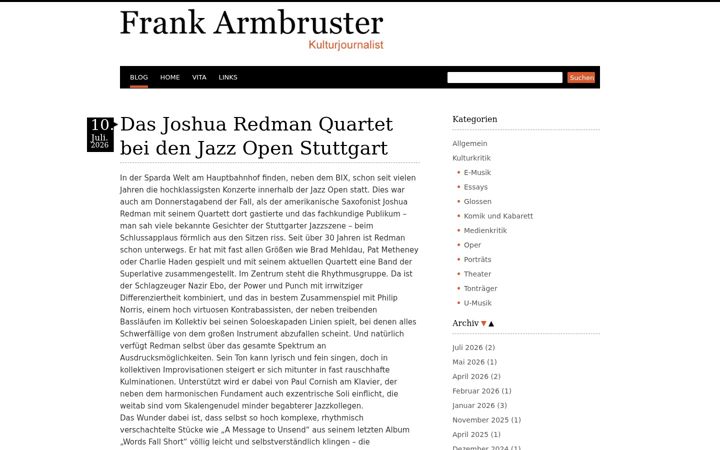 Screenshot of frank-armbruster.de