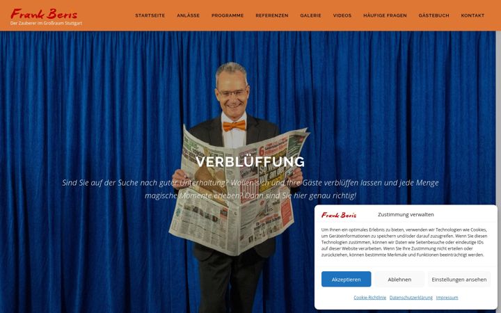 Screenshot of frank-beris.de