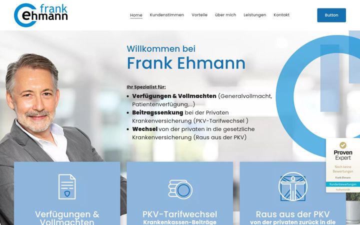 Captura de ecrã de frank-ehmann.de