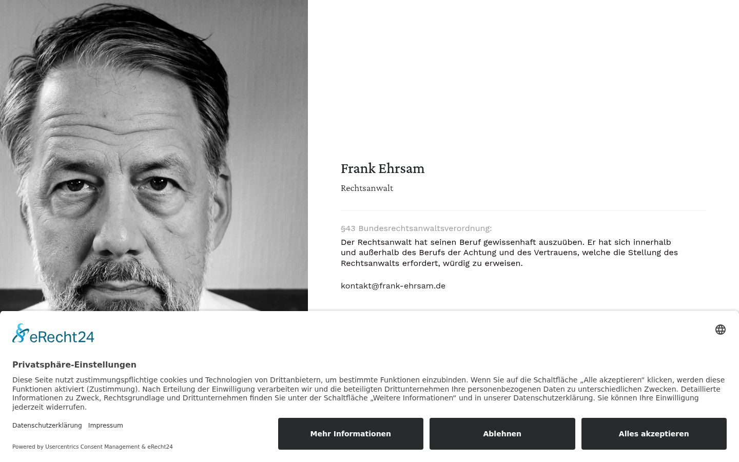 Captura de ecrã do banner de consentimento apresentado antes de qualquer interação