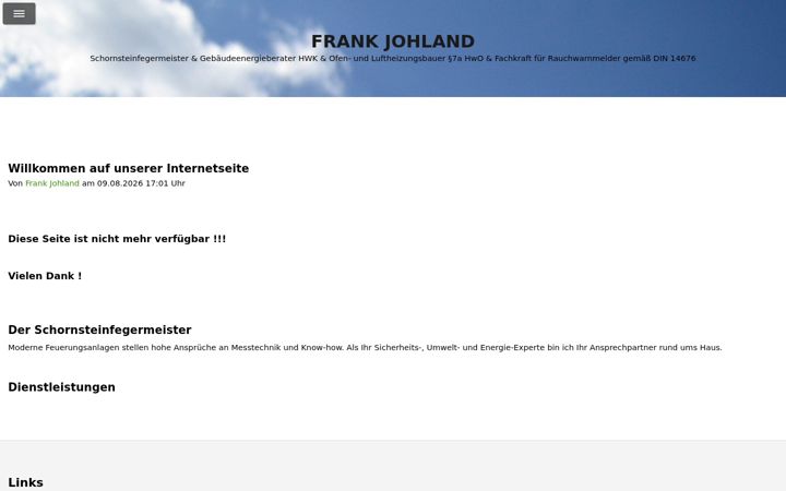 Screenshot of frank-johland.de