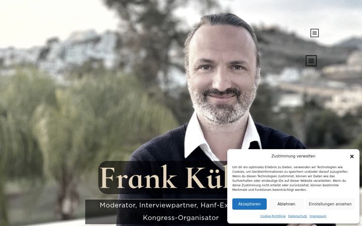 Screenshot of frank-kuehtz.de
