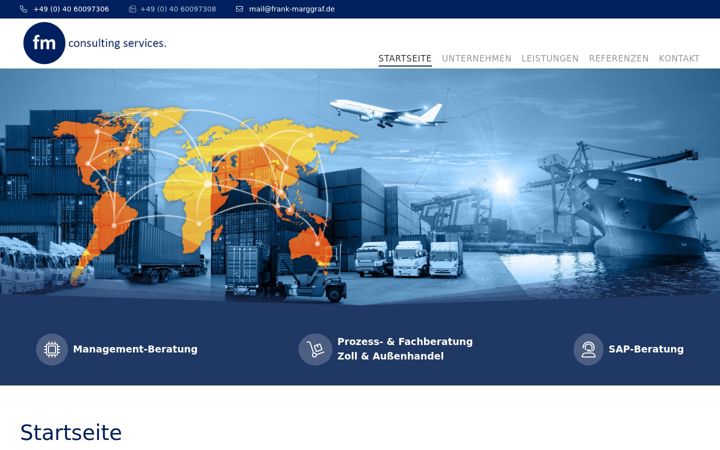 Screenshot of frank-marggraf.de