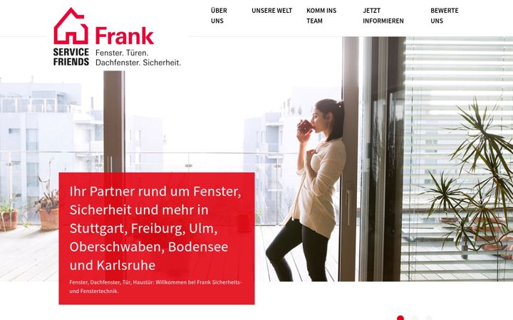 Snímek obrazovky frank-sf.de