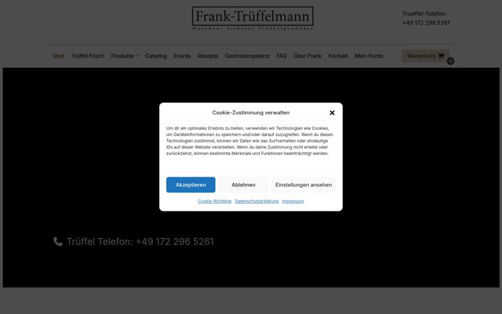 Snímek obrazovky frank-trueffelmann.de