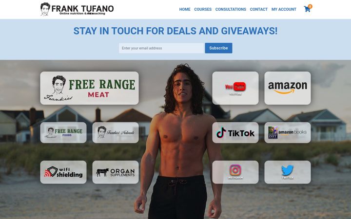 Screenshot of frank-tufano.com