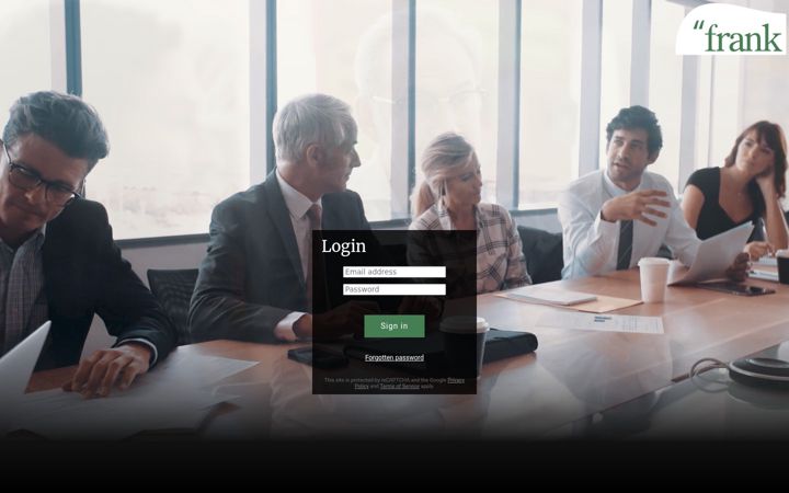 Screenshot of frankadvisoryboards.com
