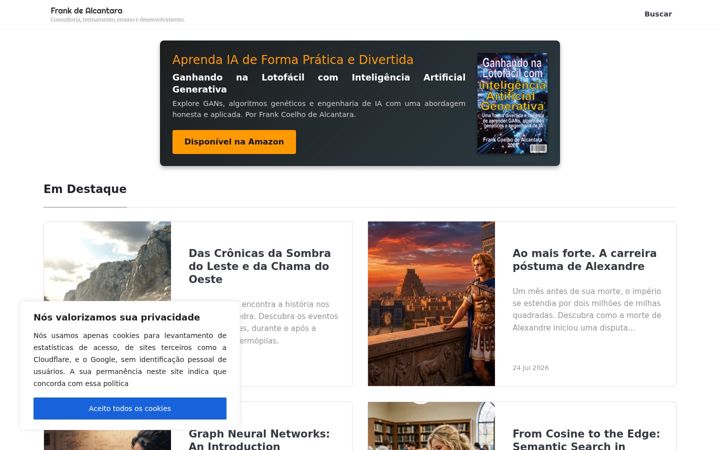 Screenshot of frankalcantara.com