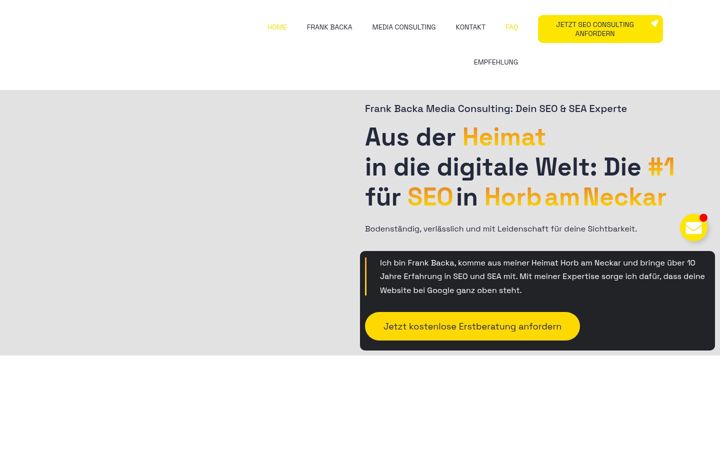 Screenshot von frankbacka.de