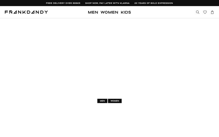 Screenshot of frankdandy.com