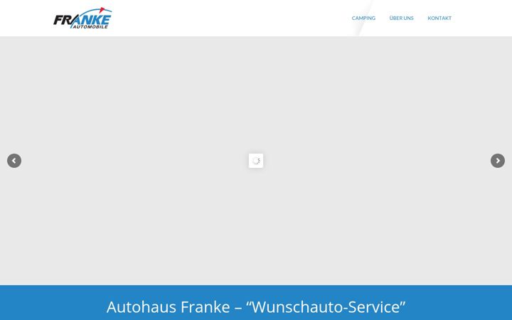 Screenshot of franke-automobile.com