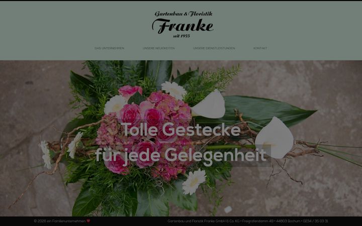 Screenshot von franke-blumen.de