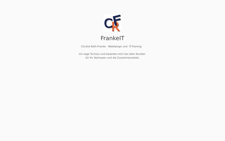 Captură de ecran a frankeit.de