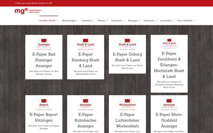 Screenshot of franken-aktuell.de