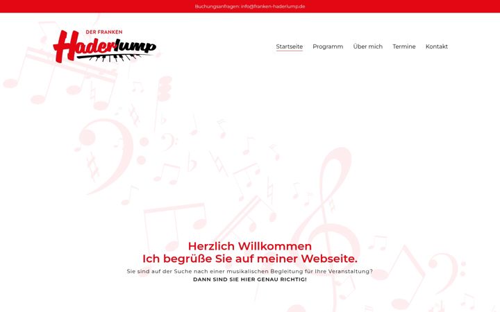 Zrzut ekranu franken-haderlump.de