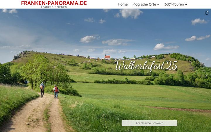 Screenshot of franken-panorama.de