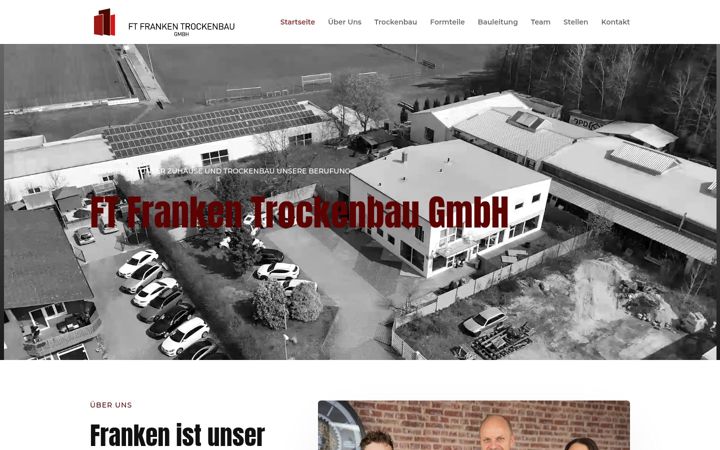 Screenshot of franken-trockenbau.de