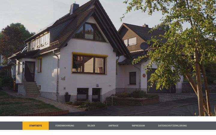 Screenshot of frankenberg-ferienwohnung.de