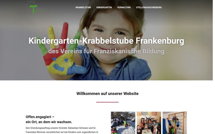 Screenshot ta' frankenburg-franziskanerinnen.at