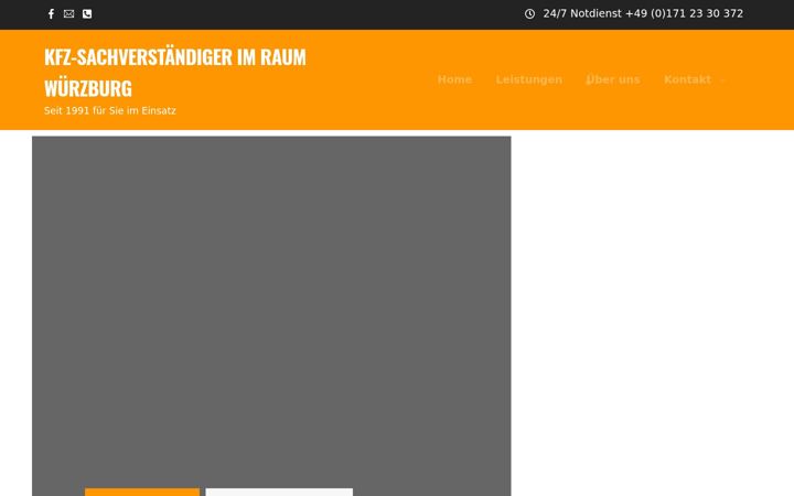 Screenshot of frankengutachter.de