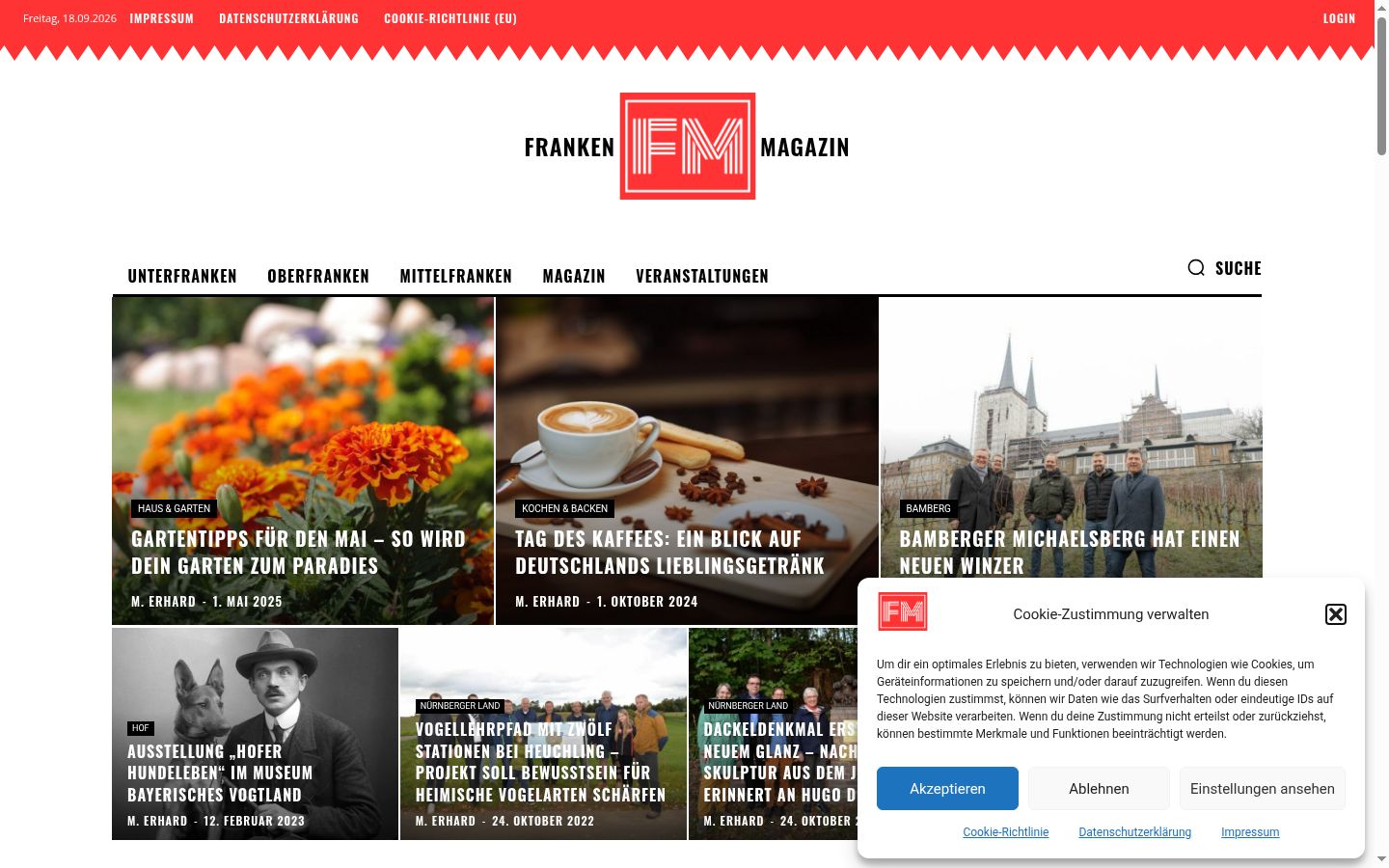 Screenshot tal-banner tal-kunsens muri qabel kwalunkwe interazzjoni